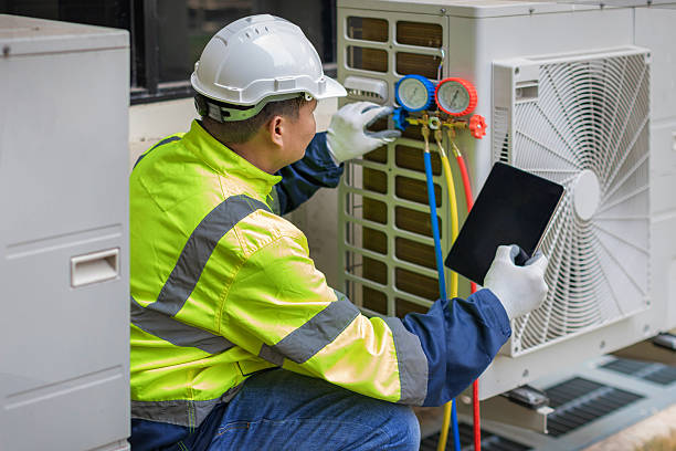 Professional Emergency Ac Repair technician working in The Rock, GA